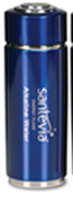 Alkaline Water Bottle - Blue - Santevia