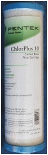 Pentek-Chloramine Reduction Carbon Cartridges-CHLORPLUS 10 CARBON BLOCK 10