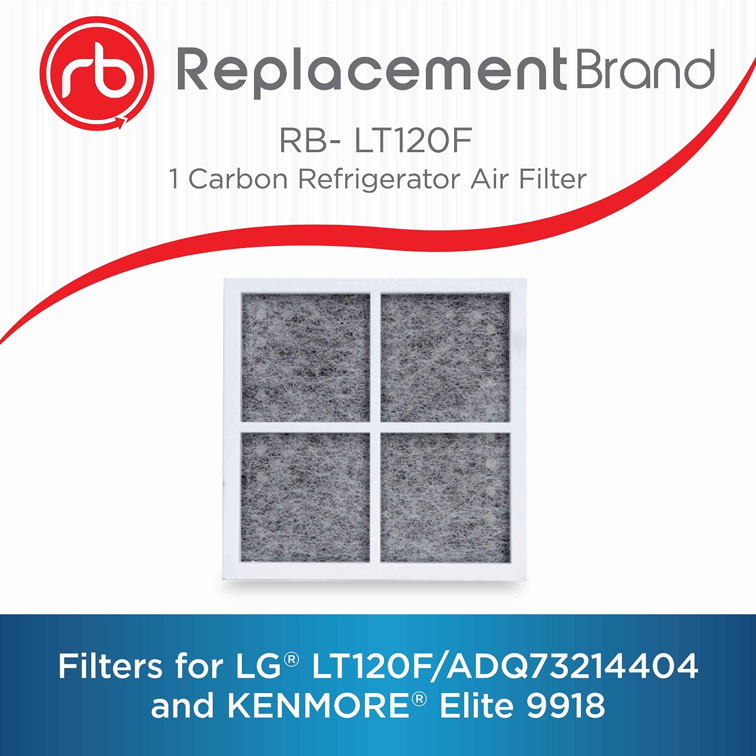 ReplacementBrand: RB-L4 Replaces LT120F ADQ73214404 Refrigerator Air Filter